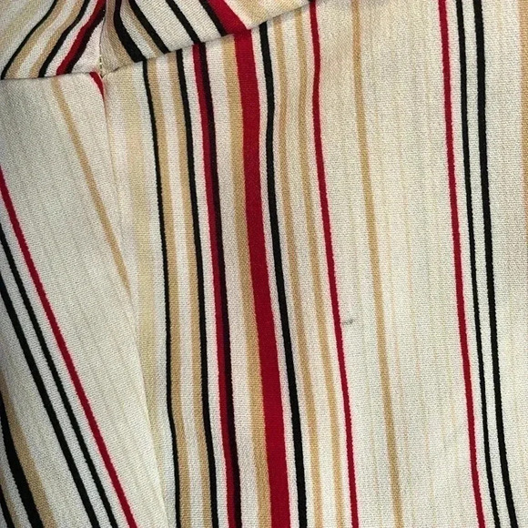Apt 9 Stretch Striped Women’s Size 1 Blouse - Picture 8 of 9